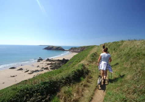 Explore the Angle Peninsula on foot by following the picturesque Pembrokeshire Coast Path