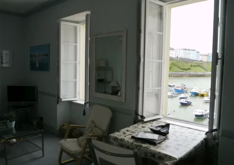 The dining area at Little Albion, Tenby