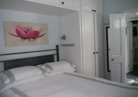 The bedroom at Little Albion, Tenby