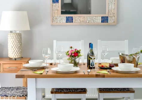 The dining area at Llyn Orta, Llanbedrog