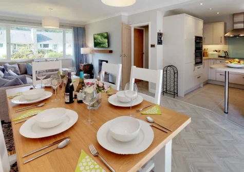 The dining area at Llyn Orta, Llanbedrog
