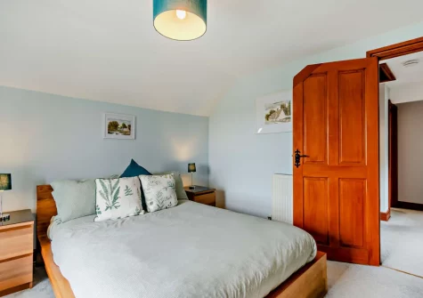 Bedroom #1 at Loveston School House, Loveston