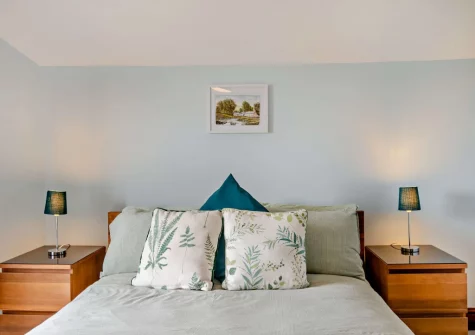 Bedroom #1 at Loveston School House, Loveston