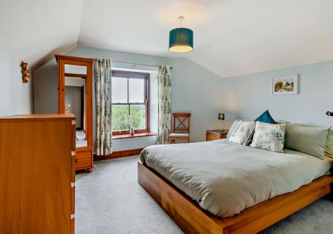 Bedroom #1 at Loveston School House, Loveston