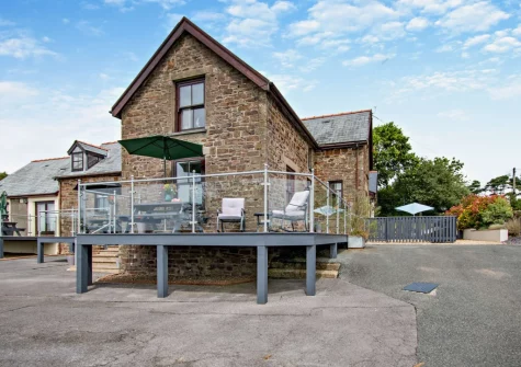 Loveston School House is an idyllic Pembrokeshire cottage that is part of a conversion of an old school building