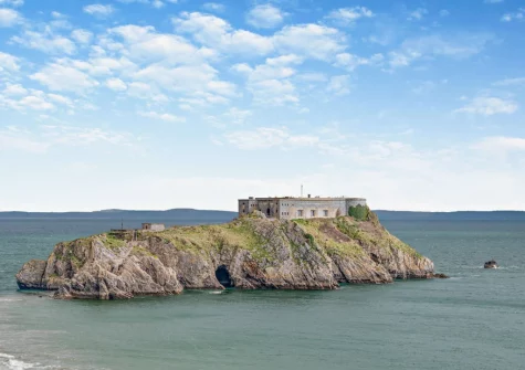 Visit St Catherine's Island and its 19th-century fort, located off the coast of Tenby
