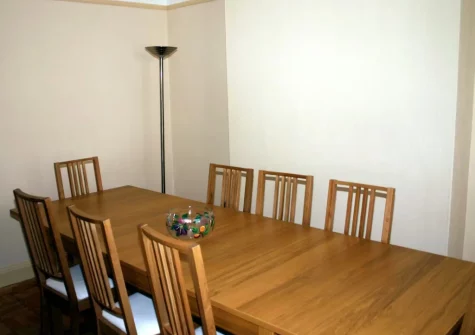 The dining room at Mabel's Haven, Tenby