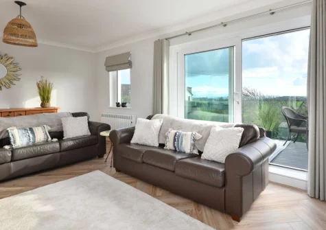 The living room at Maes Coch, Abersoch