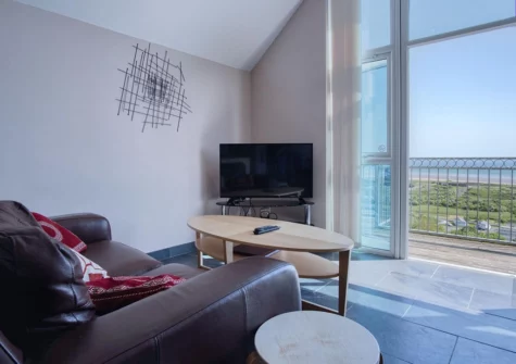 The living area at Manor View, Pendine