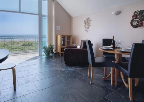 The dining area at Manor View, Pendine
