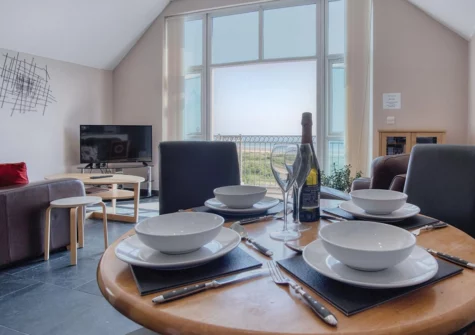 The dining area at Manor View, Pendine