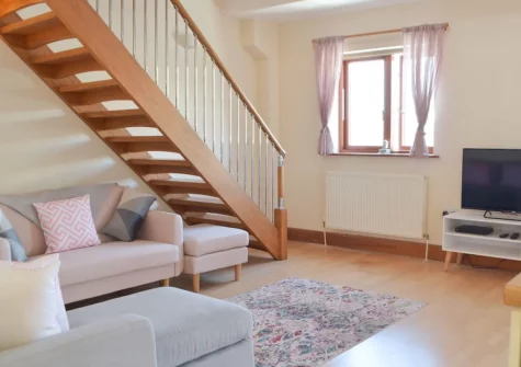 The living area at Marina Retreat, Milford Haven