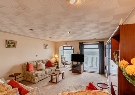 The living area at Mariners Reach, Saundersfoot