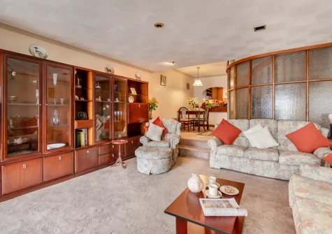 The living area at Mariners Reach, Saundersfoot