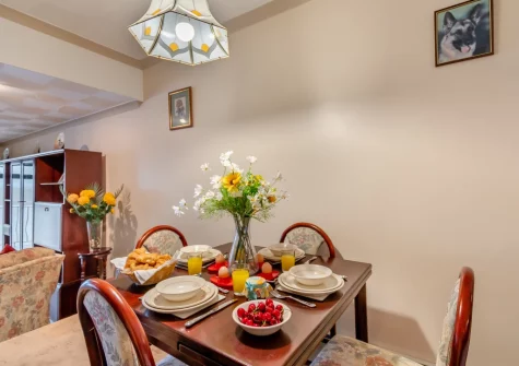 The dining area at Mariners Reach, Saundersfoot