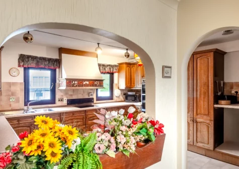 The kitchen at Mariners Reach, Saundersfoot