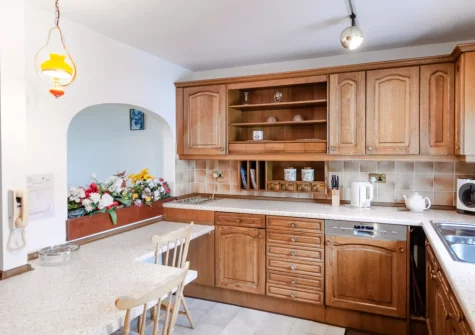 The kitchen at Mariners Reach, Saundersfoot