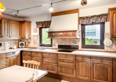 The kitchen at Mariners Reach, Saundersfoot