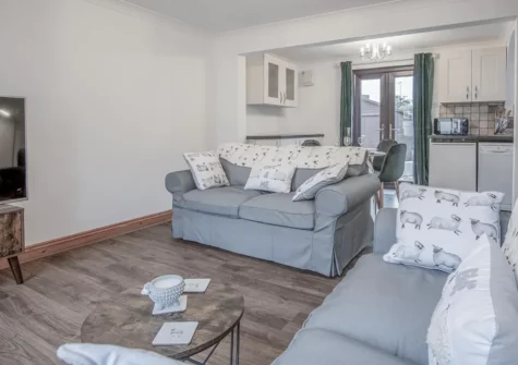 The living area at Mellow Magic, Narberth