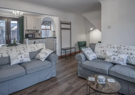 The living area at Mellow Magic, Narberth