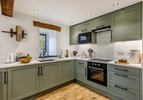 The kitchen at Minffordd, Penmaenpool