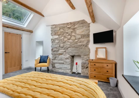 Bedroom #1 at Minffordd, Penmaenpool