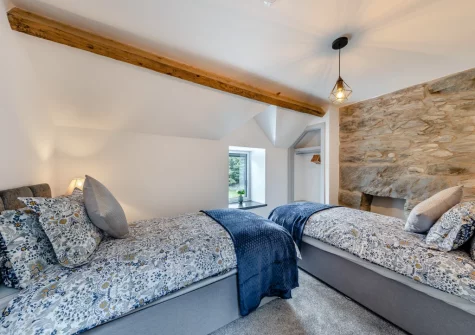 Bedroom #2 at Minffordd, Penmaenpool