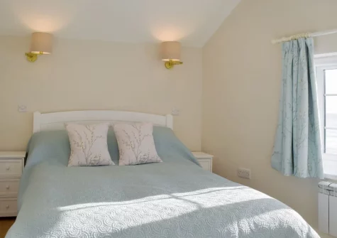 Bedroom #1 at Mole End, Amroth