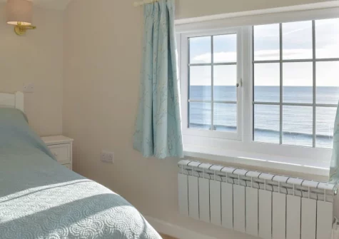 Bedroom #1 at Mole End, Amroth