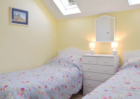 Bedroom #2 at Mole End, Amroth
