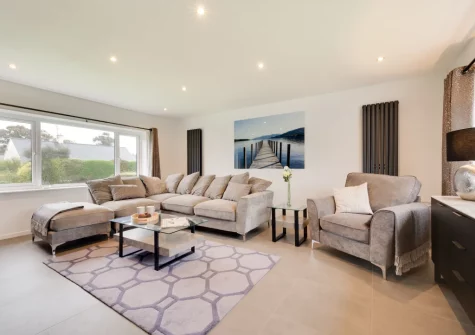 The living room at Mor a Mynydd, Abersoch