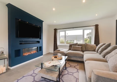 The living room at Mor a Mynydd, Abersoch