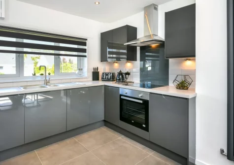 The kitchen at Mor a Mynydd, Abersoch