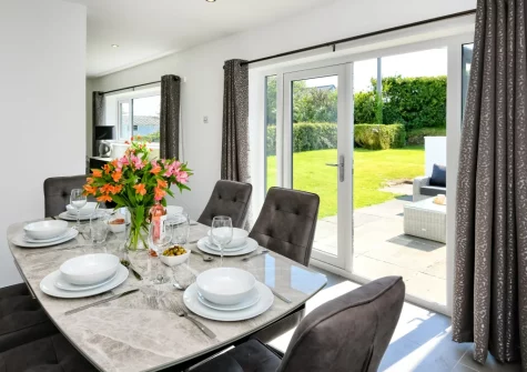 The dining area at Mor a Mynydd, Abersoch