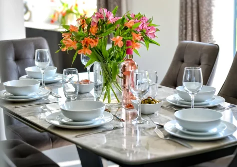 The dining area at Mor a Mynydd, Abersoch