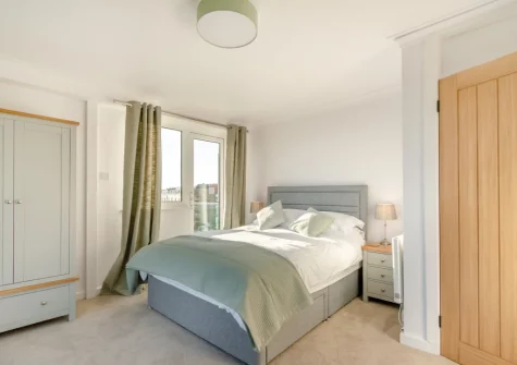 Bedroom #1 at Mor Glas View, Tenby