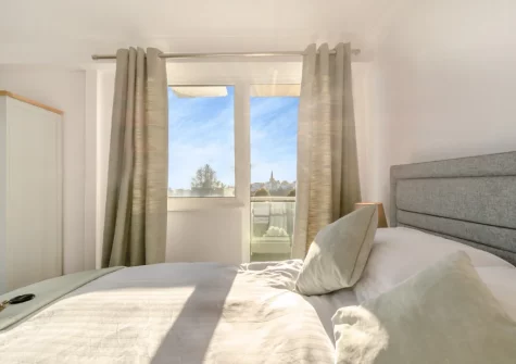 Bedroom #1 at Mor Glas View, Tenby