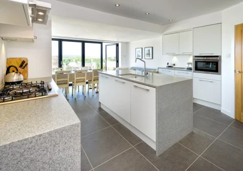 The kitchen at Morannedd, Bwlchtocyn