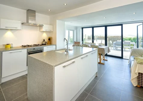The kitchen at Morannedd, Bwlchtocyn