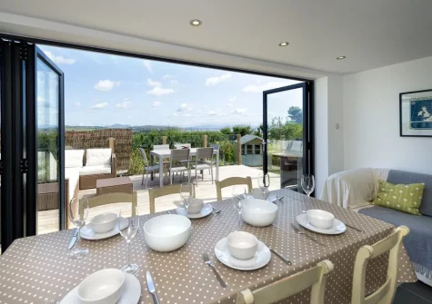 The dining area at Morannedd, Bwlchtocyn