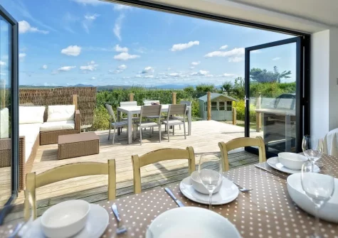 The dining area at Morannedd, Bwlchtocyn