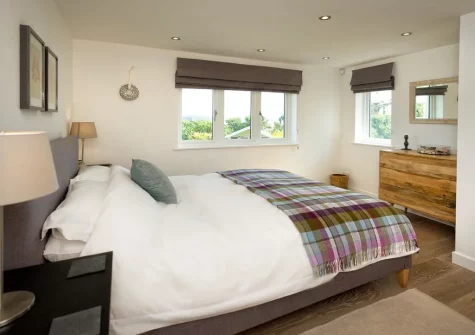 Bedroom #1 at Morannedd, Bwlchtocyn