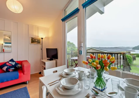 The living & dining area at Morning Tide, Burton Ferry