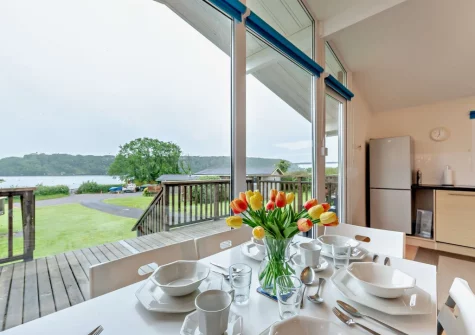 The dining area at Morning Tide, Burton Ferry