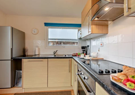 The kitchen at Morning Tide, Burton Ferry