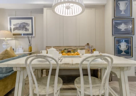 The dining area at Mulberry Cottage, Conwy