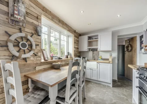 The kitchen at Nelson Cottage, Tenby