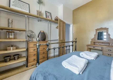 Bedroom #1 at Nelson Cottage, Tenby