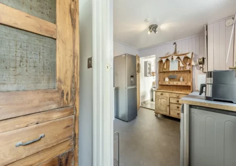 The utility room at Nelson Cottage, Tenby