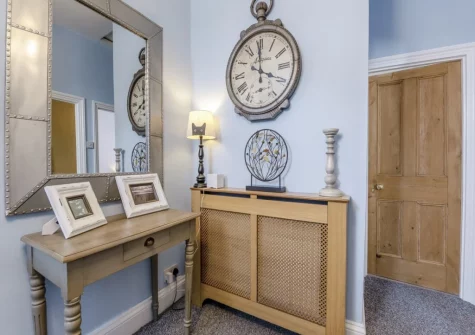 The hallway at Nelson Cottage, Tenby